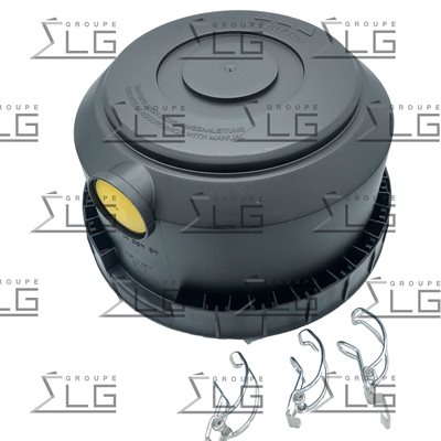 END CAP, AIR CLEANER 123806