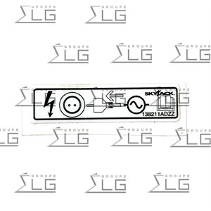 DECAL - CONNECT AC SUPPLY ---P