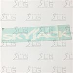 Label, Skyjack Logo BLANC 21X5''