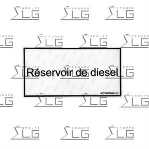 DECAL RESERVOIR DE DIESEL