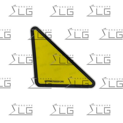 DECAL TRIANGLE JAUNE