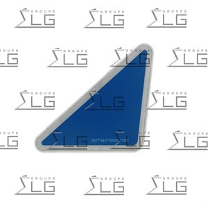 DECAL TRIANGLE BLEU