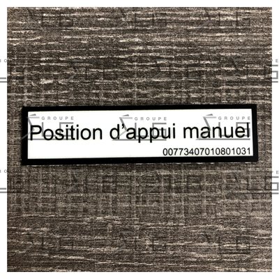 DECAL POSITION APPUIT MANUEL