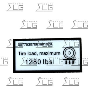 decall tire load max