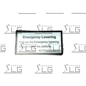 decall emergency lowering