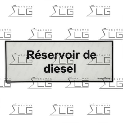 DECAL LOGO RESERVOIR DIESEL