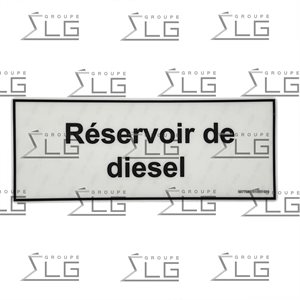 DECAL LOGO RESERVOIR DIESEL