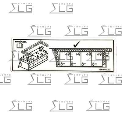 Label, VL, Battery Spacers SJI