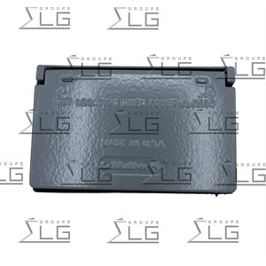 COUVERCLE METAL / COVER - GFCI HORIZONTAL WEATHER ---P