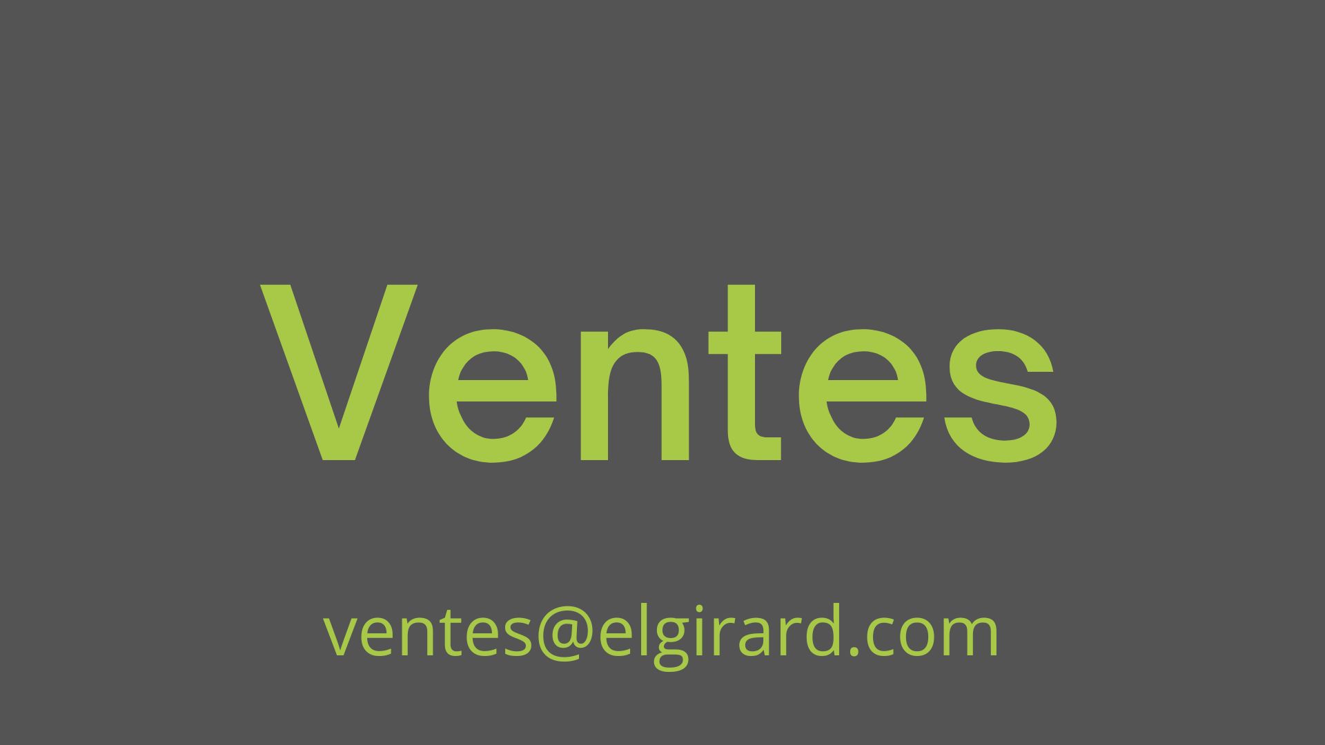 ventes